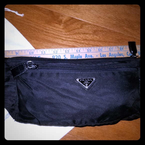 Prada Handbags - Black PRADA nylon fanny waist bag